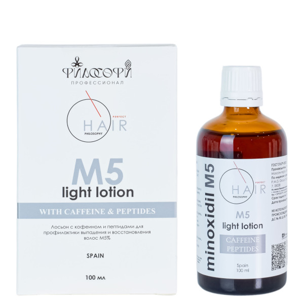 M5 Light lotion with minoxidil & caffeine & peptides M5 Light lotion with minoxidil & caffeine & peptides