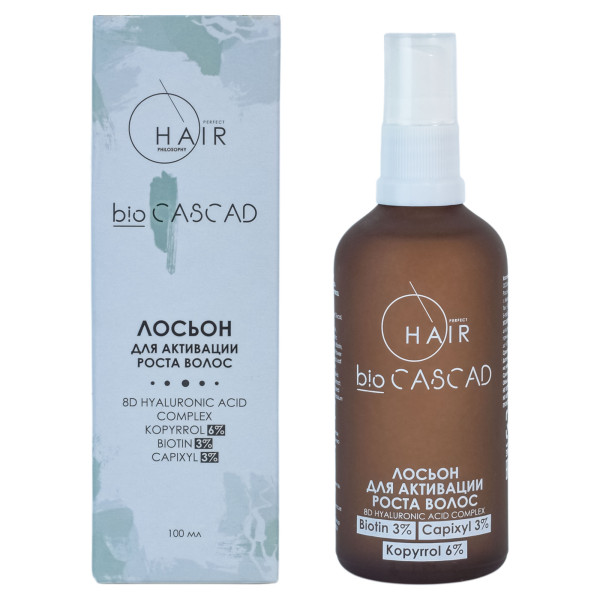 BIOCASCAD Лосьон для активации роста волос | KOPYRROL - 6% | CAPIXIL - 3% | BIOTIN - 3% BIOCASCAD Лосьон для активации роста волос | KOPYRROL - 6% | CAPIXIL - 3% | BIOTIN - 3%