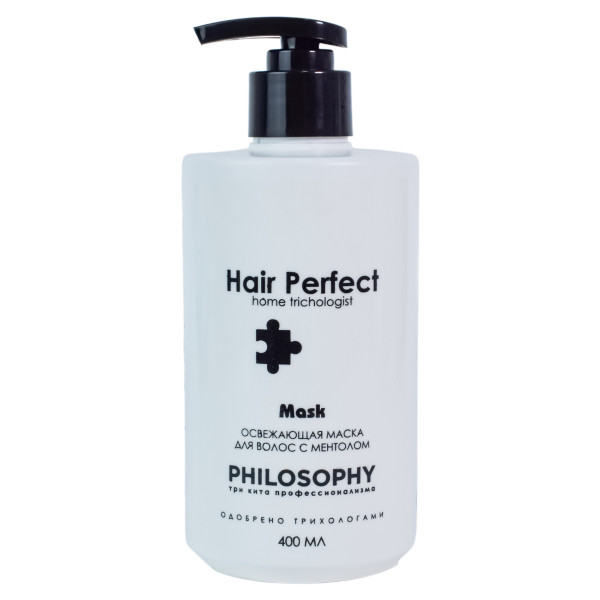 Perfect Hair PHILOSOPHY Маска с ментолом освежающая Hair mint mask 400 мл Perfect Hair PHILOSOPHY Маска с ментолом освежающая Hair mint mask 400 мл